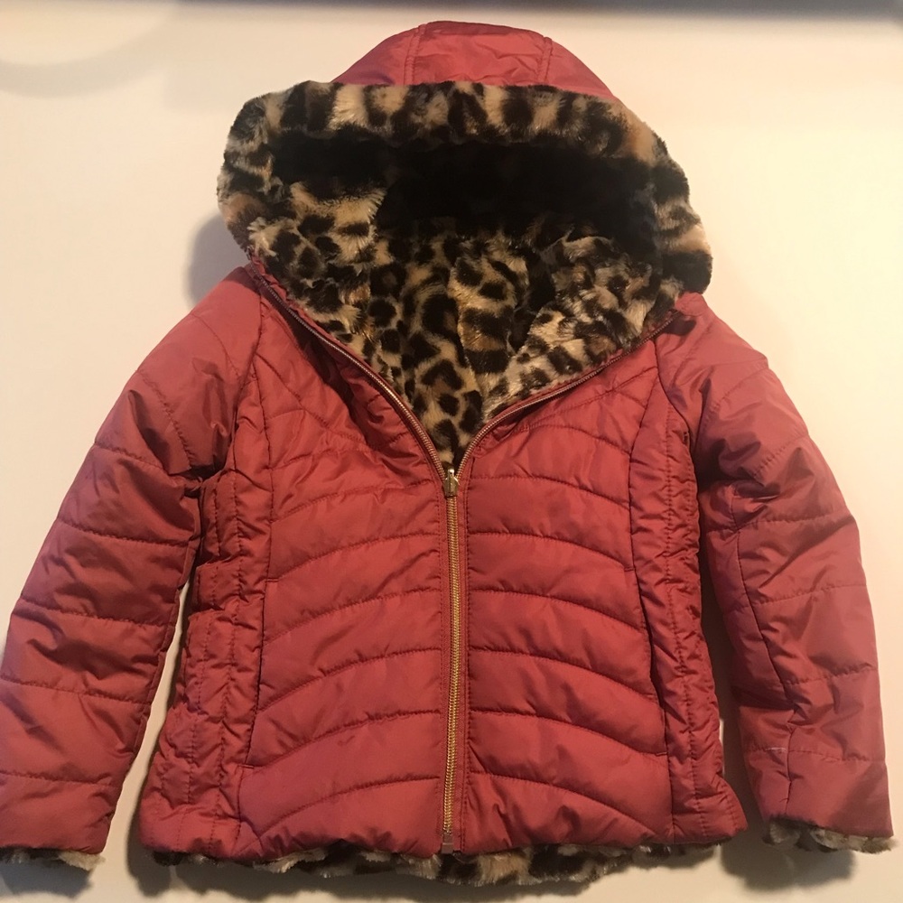 Pistachio. Pink girl’s jacket size 4